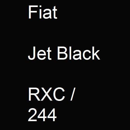 Fiat, Jet Black, RXC / 244.